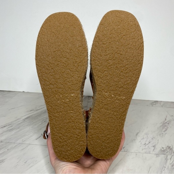 Rag & Bone Hera Brown Espadrille Wedge Sandal 40 10 - Picture 13 of 14